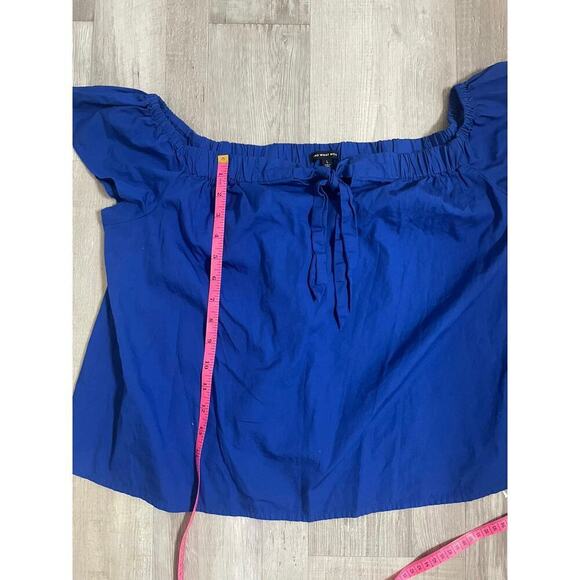 Who what wear royal blue off the shoulder blouse. Size Large - Picture 6 of 12
